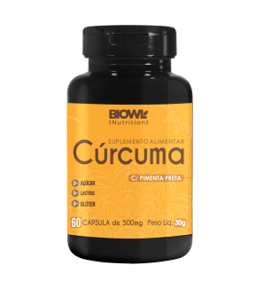 Biowl Nutrition Curcuma c_Pimenta 6o Caps